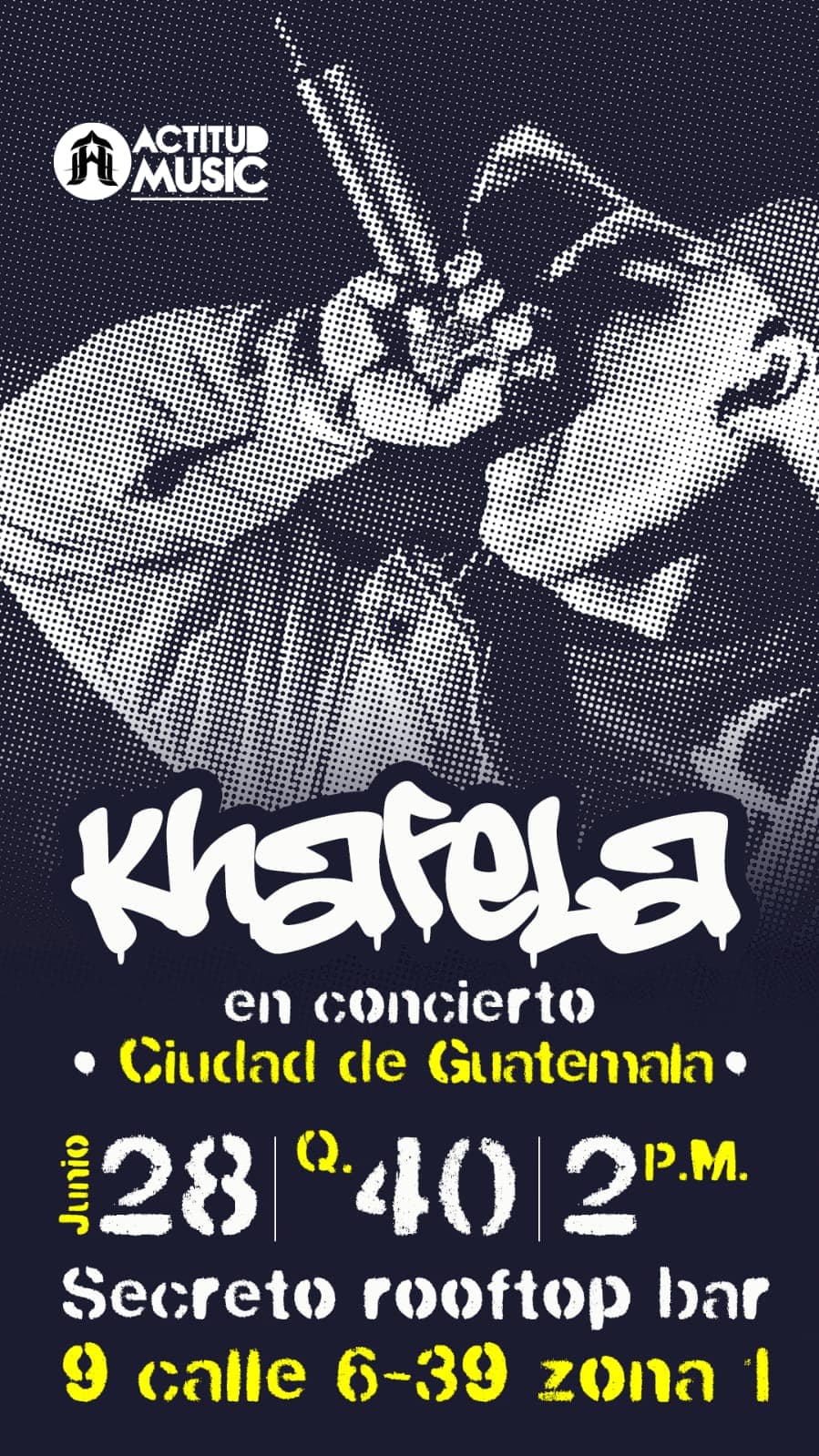 Khafela en Concierto — Ciudad de Guatemala, 28 de Junio 2026